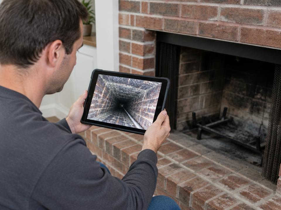 Chimney camera inspection in Los Angeles, CA